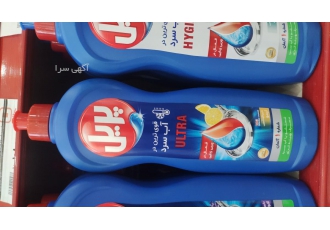 مایع ظرفشویی پریل1 لیتری و 4 و مایع لباسشویی پرسیل 2.7