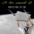 سقف کاذب آلومینیومی تولید کننده در تهران تولید کننده تایل آلومینیومی