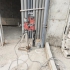 کاشت با دستگاه کرگیری و برش بتن و کاشت آرماتور در هندودر مجموعه خدماتی