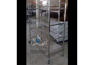 ساخت ترولی آبچکان استیل روکش دار