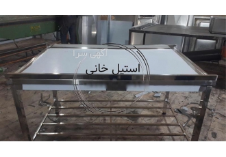 میز کار استیل صنعتی در تهران میز کار استیل لبه دار در کشور می باشد این