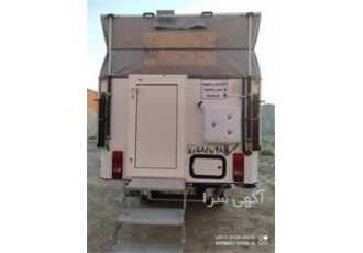 ساخت کانکس کاروان سیار پیکاپی جک دار