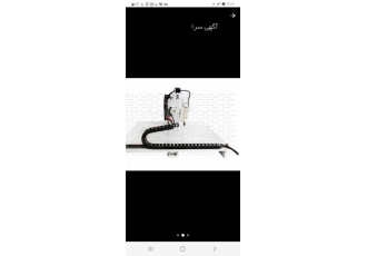 دستگاه سی ان سی چوب مناسب برای حکاکی منبت چوب فلزات آلومینیوم شاسی مشکی