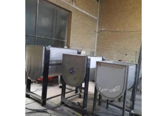ساخت پاتیل شیر پاتیل نبات مخزن شوینده مخزن ذخیره کارگاه صنعتی استیل