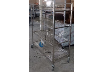 تولید ترولی آب چکان استیل در تهران ترولی آبچکان ساخته شده از پروفیل