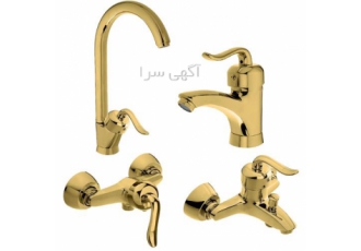 ست چهارتایی شیرآلات بهداشتی در کرج ست چهارتایی شیرآلات مدل قاجاری شامل