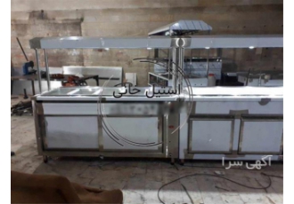 سلف کانتر سرد سلف سرویس استیل فر ساندویچی در تهران خط سلف سرویس