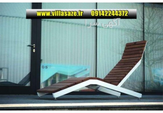 صندلی استخری چوبین در تبریز با چوب روس فرآوری شده مقاوم در برابر آفتاب