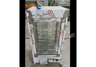 توزع و ساخت گرمخانه پیراشکی استیل در تهران فروش پیراشکی گرم کن استیل