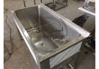 وان استیل صنعتی وان فست فودی در تهران عرض 65 یا 80 سانت ارتفاع 90 سانت