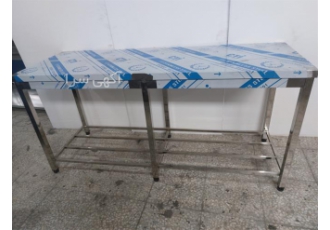 میز کار آشپزخانه صنعتی استیل من در تبریز یک طبقه پاتروکی با ارتفاع 10