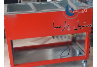 فروش کانتر سیار استیل در تهران اسکلت کانتر گرم سیار بیمارستانی