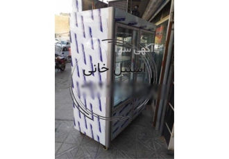 یخچال استیل صنعتی با ابعاد استاندارد در تهران یخچال کبابی به صورت پشت