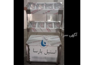 کاتر قاشق چنگال استیل در تهران دارای محل نگهداری مجزا برای ظروف قاشق