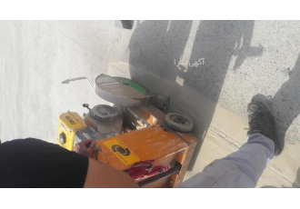 کاتر برش اسفالت بتن و پشت بام اجاره غلطک ویبره دستی