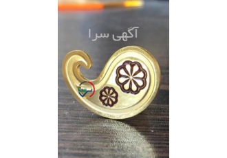 دکمه سراستین طراحی ساخت و تولید دکمه سرآستین از جنس استیل پلکسی برنج