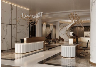 طراحی و اجرای لابی مجتمع مسکونی در تهران طراحی لابی و اجرای لابی