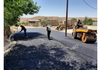 آسفالت کاری و محوطه سازی و جدول کشی