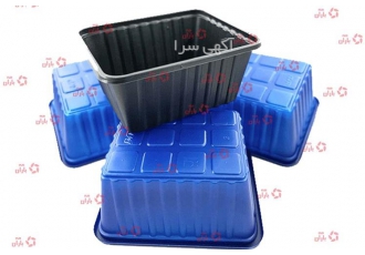 فروش ظرف قارچ در انواع اوزان مختلف در رنگ بندی مختلف از ۲۰۰ تا ۱۰۰۰ گرمی