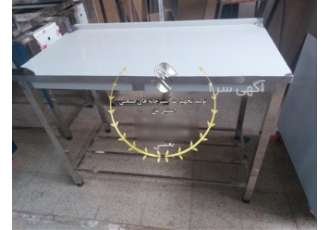میز کار استیل چرخ دار با پاتروکی کارگاهی در تهران میز کار برای آماده