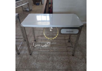 فروش میز استیل صنعتی وسط