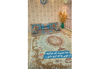 قیمت پشتی سنتی ترمه ست شاه نشین و لحاف کرسی در کرمان ارائه نازل ترین