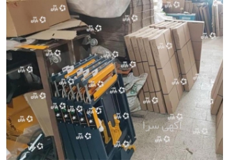 دستگاه پرس حرارتی پدالی و دوخت نایلون سلفون صنعتی تک فاز