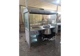 فر طباخی استیل از ورق استیل خشدار
