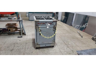 اجاق گاز ۴ شعله فردار صنعتی در اردبیل در زیر شعله های اجاق گاز صنعتی