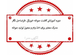 کاشت جوانه خوراکی آموزش حرفه ای در تهران دوره آموزشی تولید جوانه خوراکی