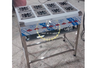 دستگاه کته پز برای کبابی ها در اراک کته پز 8 شعله رستورانی جهت پخت کته