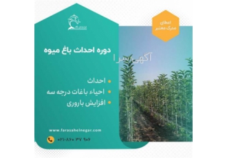 دوره آموزشی احداث باغات میوه