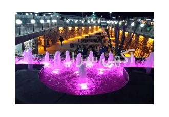 فواره موزیکال آبنما حروف پرده آب دیوار حباب در تهران شرکت آب وهنر