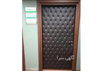 قیمت درب ضد صدا و درب های ساختمانی در تهران درب چرم کوبی ساخته شده