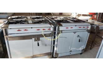اجاق گاز چهار شعله خطی در زاهدان اجاق فردار به صورت 10 من و 8 من قابل