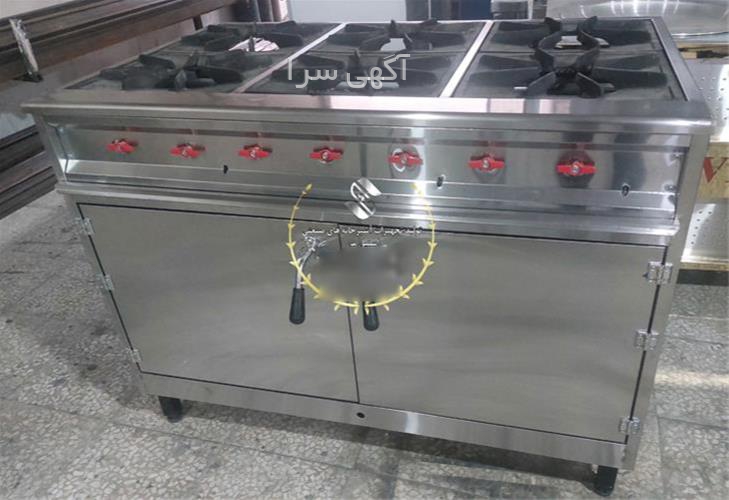 اجاق گاز طرح فر ترموکوپل دار