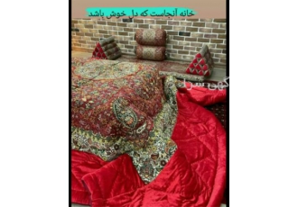 خرید پشتی سنتی ترمه سرویس پشتی فروش عمده پشتی در گرگان تولید پشتی