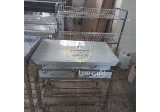 فروش میز کار استیل pvc در زنجان میز کار صنعتی در ابعاد سفارشی تولید می
