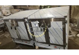 فر دمکن تک درب صنعتی در کرج داخل فر با گرمای غیر مستقیم گرم می شود