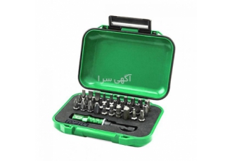 ست ۳۱ عددی پیچ گوشتی و سری تاپ تول کد TPL۰۳۱ مجموعه 31 عددی پیچ گوشتی