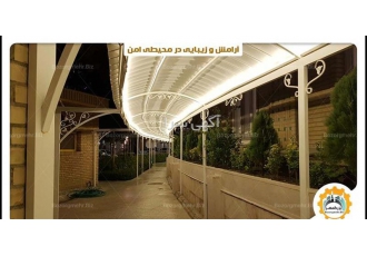فروش و نصب سایبان پیش ساخته خودرو فلزی لیزری