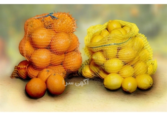 فروش عمده توری راشل مخصوص بسته بندی پرتقال در تهران بسته بندی پرتقال