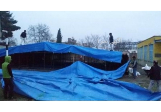 چادر داربستی برزنتی با کیفیت و مقاومت بالا در تهران فروش چادر داربستی