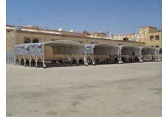 سایبان متحرک در اصفهان سایبان برقی کارگاه فنی فلزی موسوی سایبان برقی