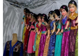 عرضه لباس محلی دخترانه شیک ، لباس محلی کودک