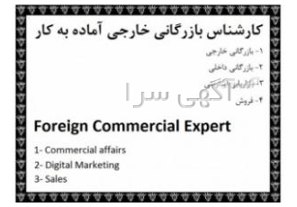 کارشناس بازرگانی خارجی واردات-صادرات و مترجم انگلیسی