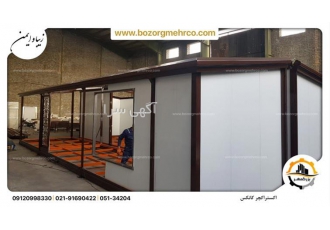 طراحی و تولید کانکس ساندویچ پانلی با کیفیت عالی