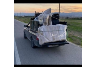 خدمات حمل کالا نیسان وانت باربری در سجاس وانت بار در زنجان همه روزه