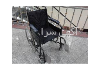 ویلچر دست دوم ارزان یک عدد ویلچر کارکرده تا شو برای فروش موجود است