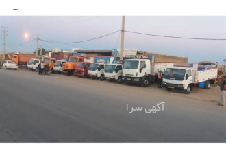 حمل بار با ایسوزو نیسان تریلی